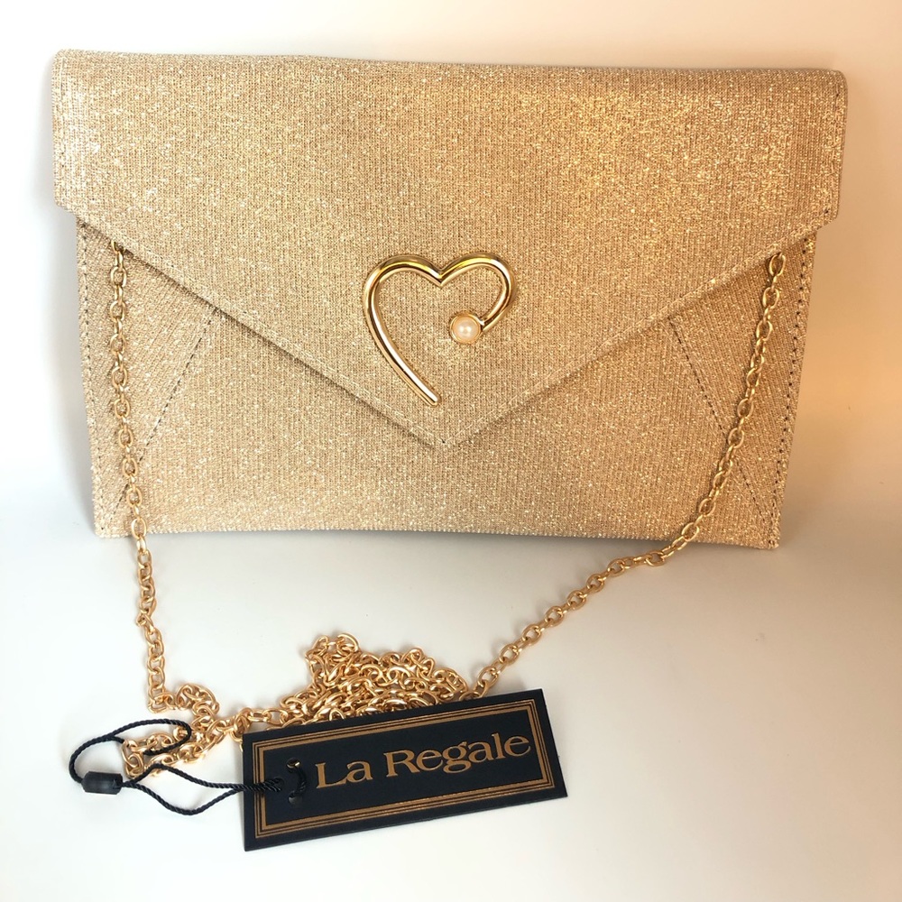 La Regale Gold Color Bag! NEW!